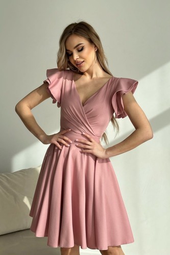 Różowa Sukienka Pin up