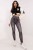 Czarne Legginsy Fitness Imitujące Jeans