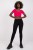 Czarne Legginsy Fitness