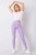Fioletowe Legginsy Fitness