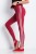 Bordowe Legginsy Fitness