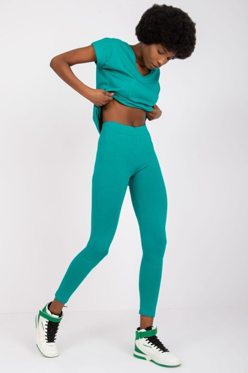 Ciemnozielone Legginsy Fitness