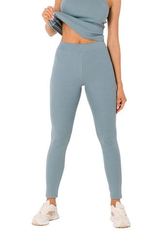 Szare Legginsy Fitness w stylu lat 80