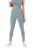 Szare Legginsy Fitness w stylu lat 80
