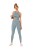 Szare Legginsy Fitness w stylu lat 80