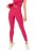 Różowe Legginsy Fitness w stylu lat 80