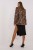 Elegancka marynarka lampart w stylu lat 80