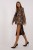 Elegancka marynarka lampart w stylu lat 80