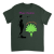 Koszulka Vintage Unisex Lata 20 Forest Green