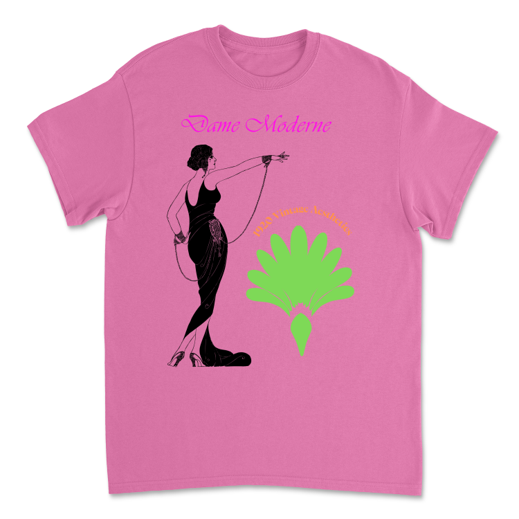 Koszulka Vintage Unisex Lata 20 Azalea