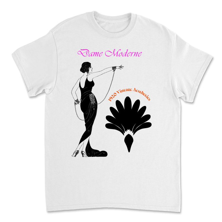 Koszulka Vintage Unisex lata 20 |  White