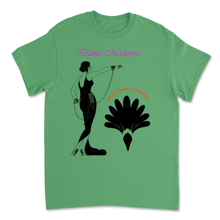 Koszulka Vintage Unisex lata 20 |Irish Green