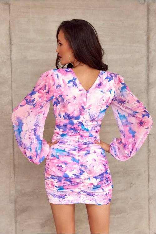 Sukienka Model SUK0392 19D Pink - Roco Fashion