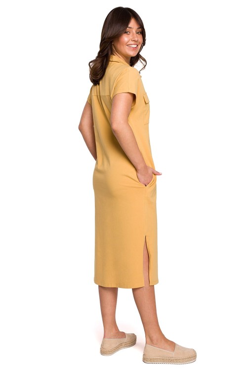 Elegancka Sukienka Vintage Lata 60 - Yellow Shady