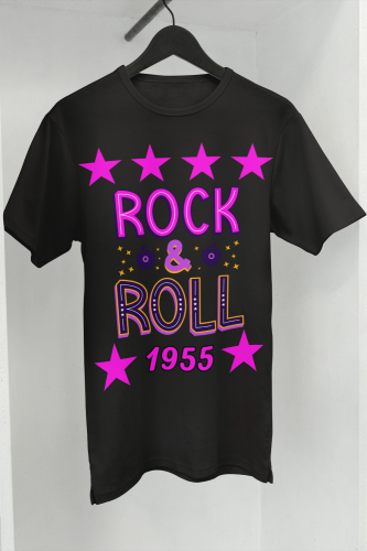 Koszulka Vintage Rock&amp;Roll 1955