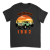 Koszulka Retro Road Adventure 1982-Black