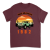 Koszulka Retro Road Adventure 1982-Maroon
