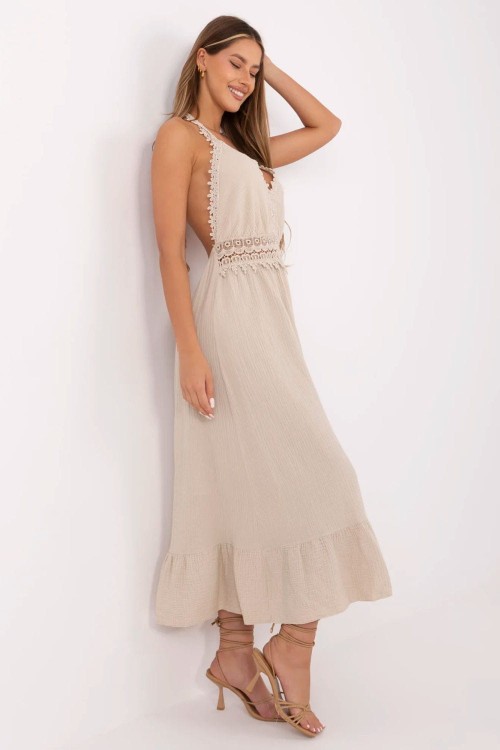 Sukienka Model MI-SK-88573.83 Beige - Italy Moda