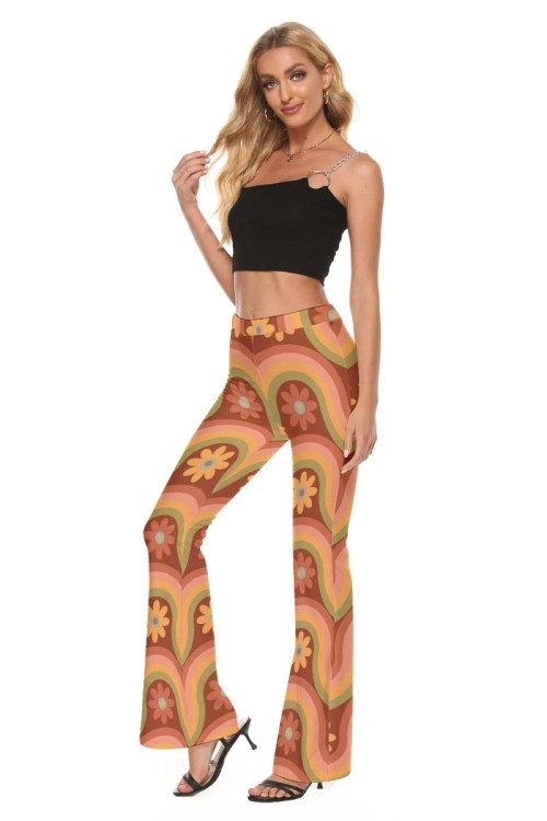 Spodnie Retro Lata 70 Hippie
