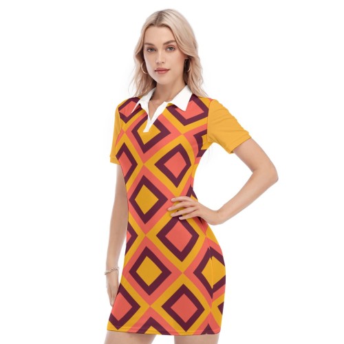 Sukienka Op Art Vintage lata 60