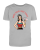 Klasyczna koszulka rockabilly retro z pin-up girl i czerwonym napisem vintage-Pacific Grey