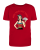 Vintage retro koszulka z nadrukiem pin-up i estetyką amerykańskiego rockabilly lat 50.-Red