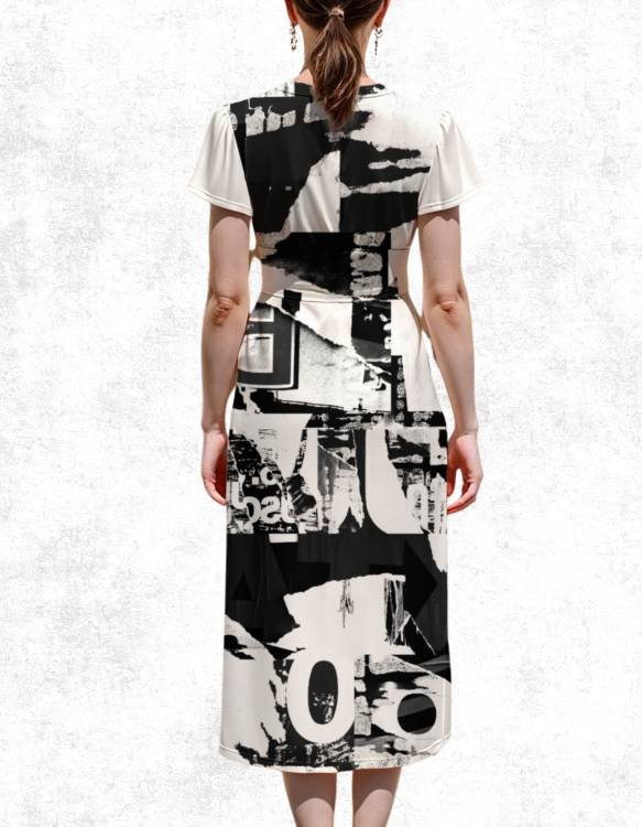 Sukienka Vintage Pop Art lata 60