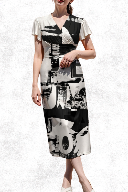 Sukienka Vintage lata 60 Pop Art
