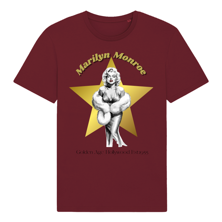 Koszulka Vintage Marilyn Monroe (Burgundy)