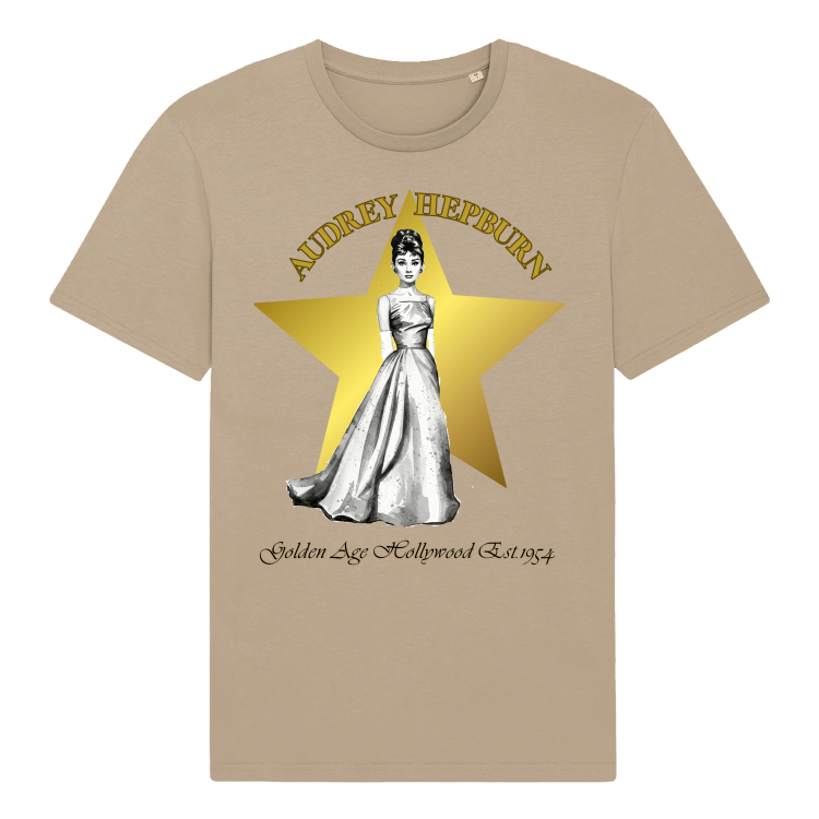 Koszulka Vintage Golden ERA| Audrey Hepburn(Desert Dust)