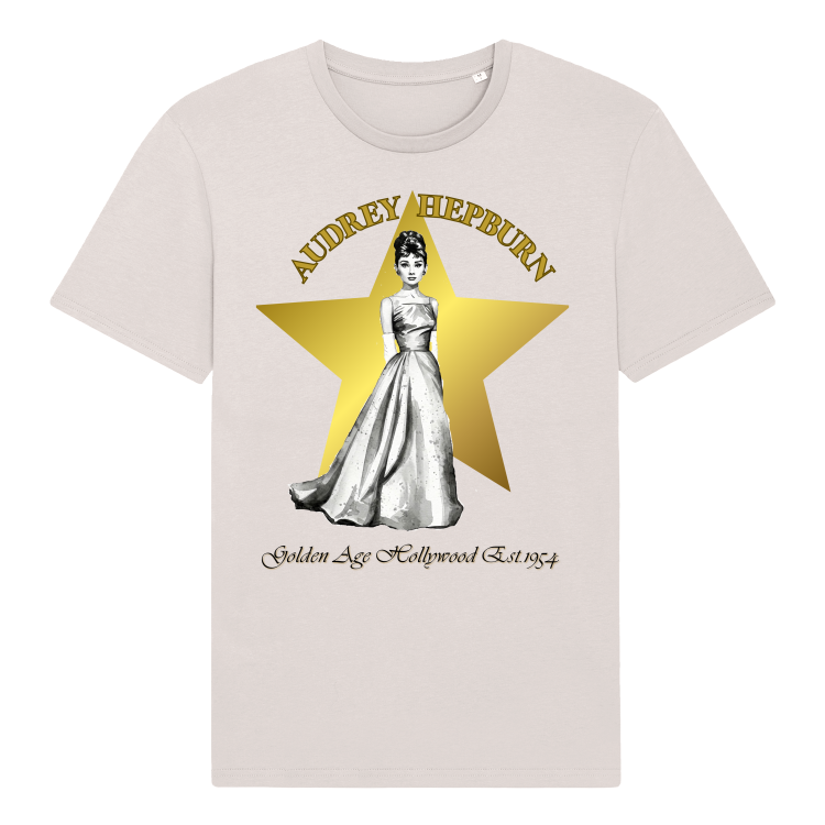 Koszulka Vintage Golden ERA| Audrey Hepburn(Vintage White)