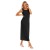 Czarna sukienka vintage midi | Styl Audrey Hepburn