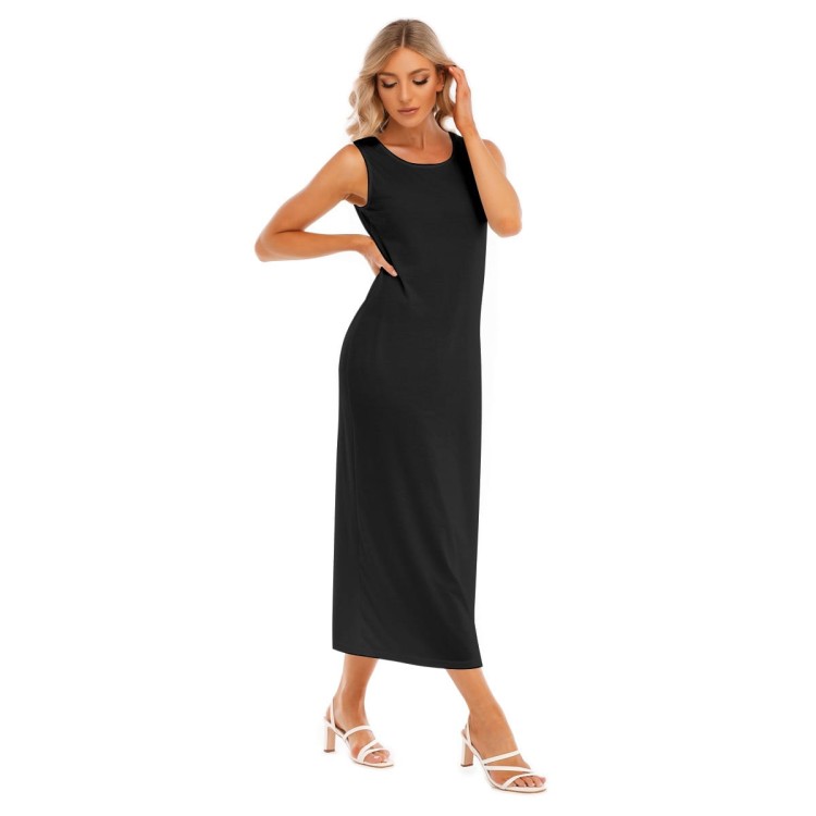 Czarna sukienka vintage midi | Styl Audrey Hepburn