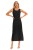 Czarna sukienka vintage midi | Styl Audrey Hepburn