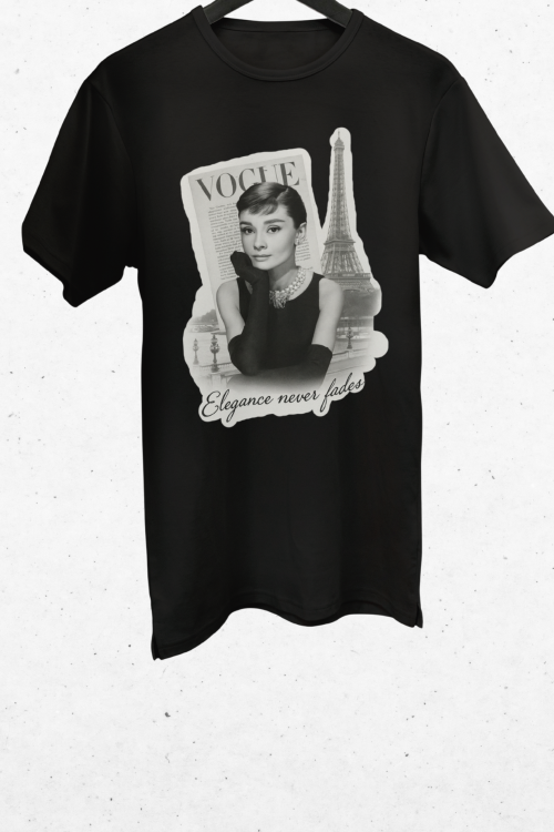 Koszulka Vintage Audrey Hepburn Golden Age