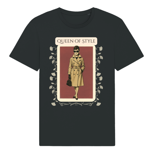 Koszulka Vintage Qeen of Style(Black)