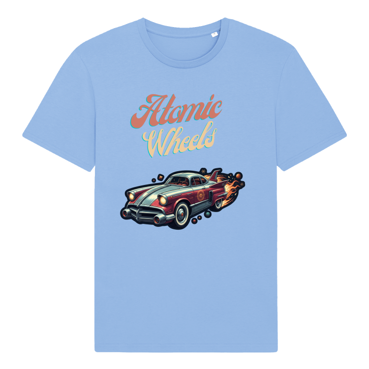 Koszulka Retrofuturyzm Atomic Wheels(Blue Soul)