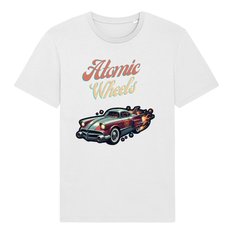Koszulka Retrofuturyzm Atomic Wheels(White)