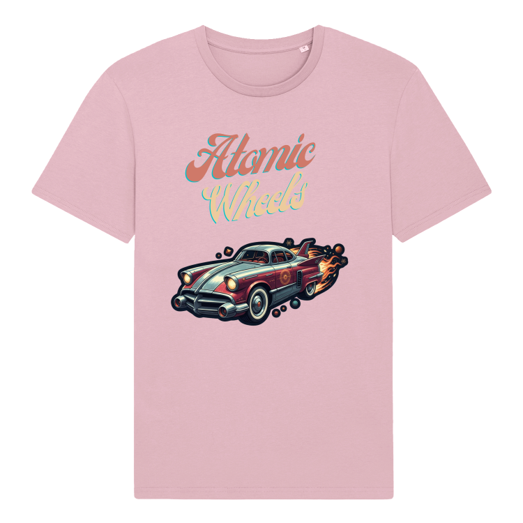 Koszulka Retrofuturyzm Atomic Wheels(Cotton Pink)