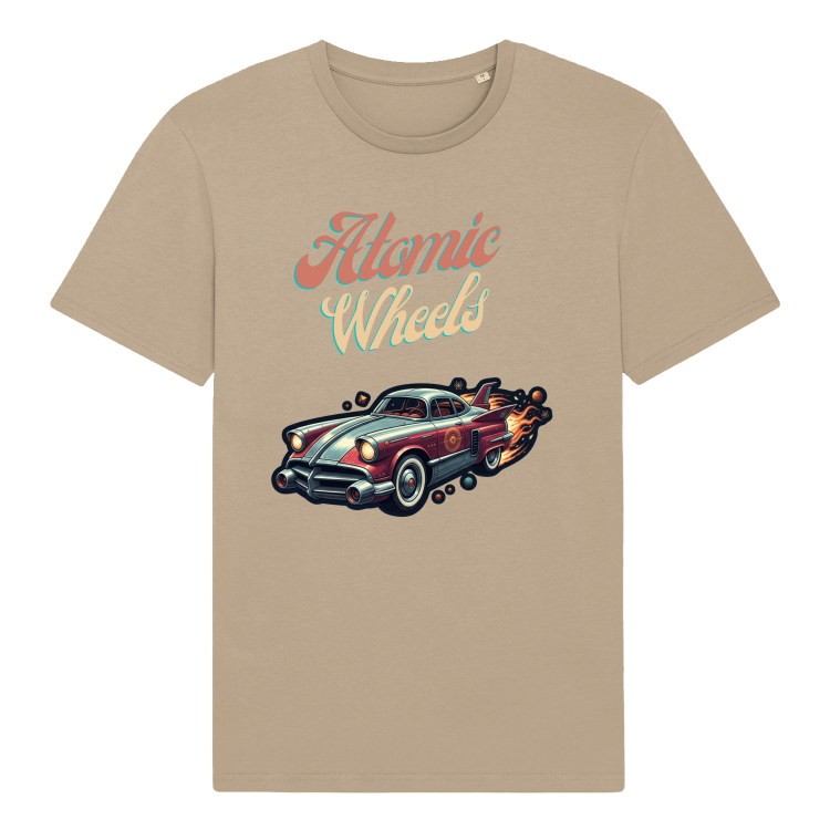 Koszulka Retrofuturyzm Atomic Wheels(Desert Dust)