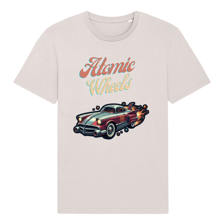 Koszulka Retrofuturyzm Atomic Wheels(Vintage White)