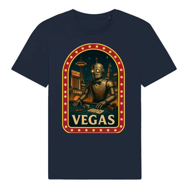 Koszulka Retrofuturystyczna VEGAS 2057-French Navy