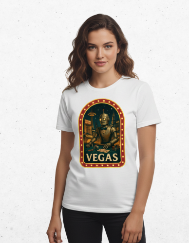 Koszulka Retrofuturystyczna VEGAS 2057 - Women