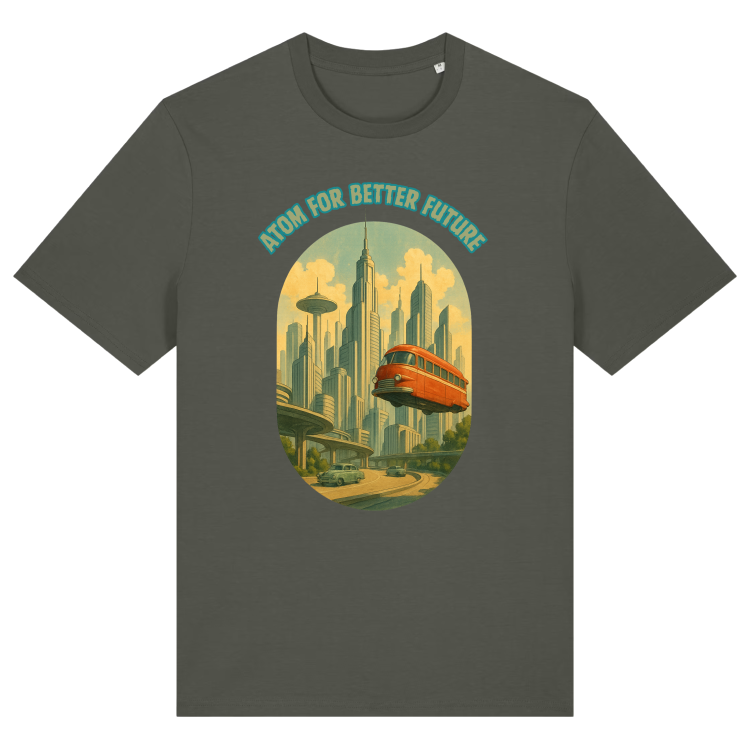 Koszulka Retrofuturystyczna Atompolis 2053-Khaki