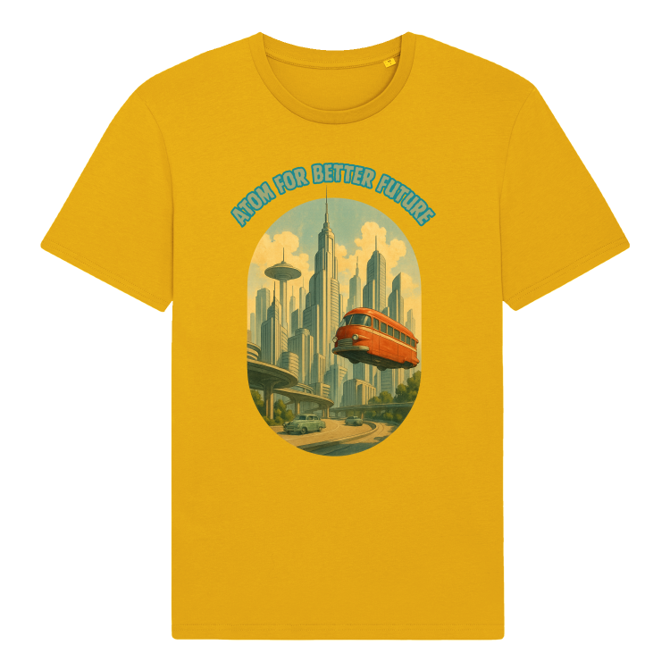 Koszulka Retrofuturystyczna Atompolis 2053-Spectra Yellow