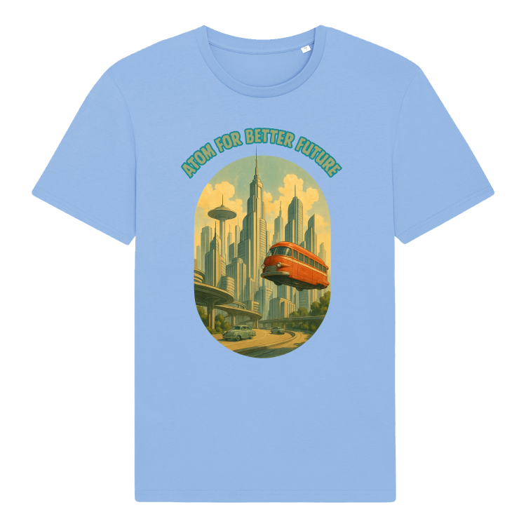 Koszulka Retrofuturystyczna Atompolis 2053-Blue Soul