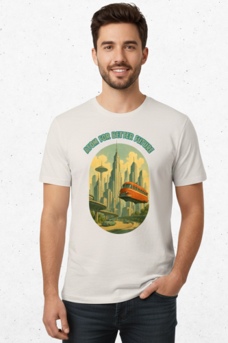 Koszulka Retrofuturystyczna Atompolis 2053