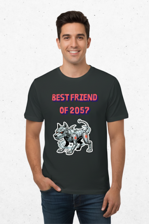 Koszulka Retrofuturyzm Robo-Dog 2057