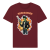 Koszulka Atompunkowa Rock&amp;Space Rockabilly Alien-Burgundy