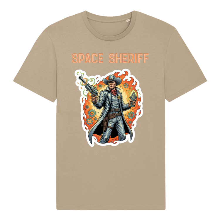 Koszulka Atompunk Space Sheriff -Desert Dust